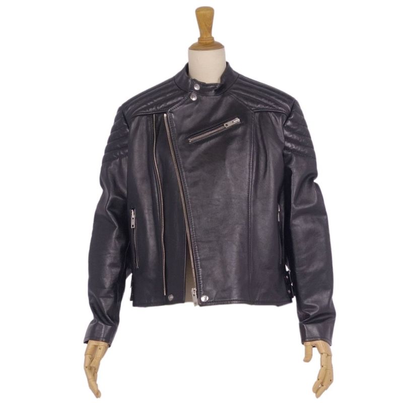 Celine Jacket Leather Jacket Biker Jacket