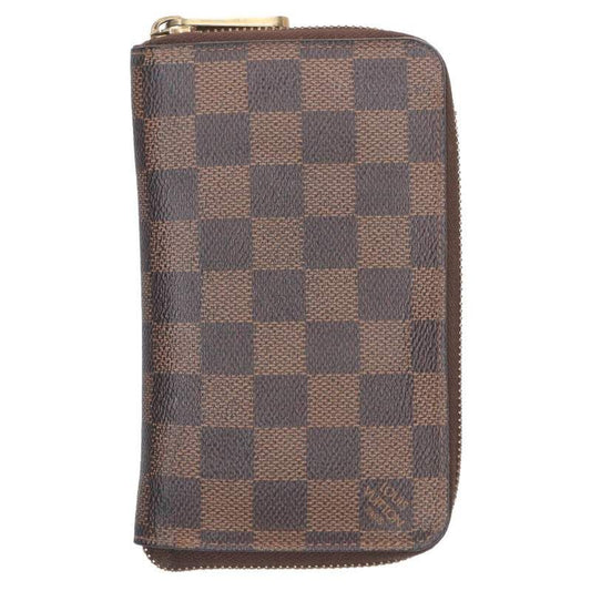 Louis Vuitton N60028 Zippy Wallet Damier Compact Round Zip Wallet Men's