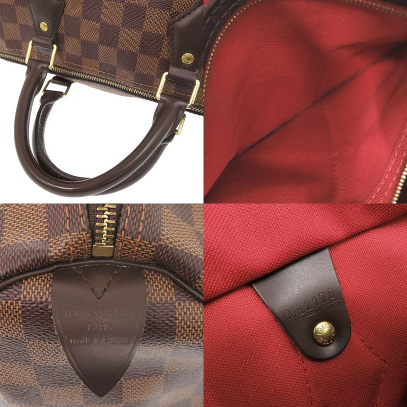 Louis Vuitton Speedy 30 Damier Ebène N41364 Brown Handbag LV 0029 Louis Vuitton