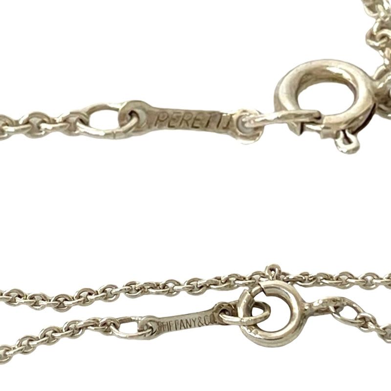 Tiffany & Co Open Heart Motif Silver 925 Necklace Pendant Accessori