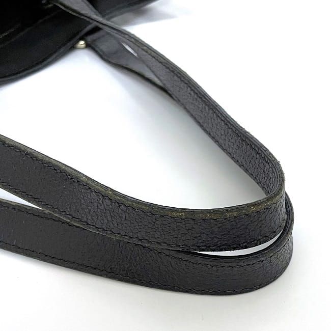 Gucci Tote Bag Black GG Canvas 153009 Light Canvas