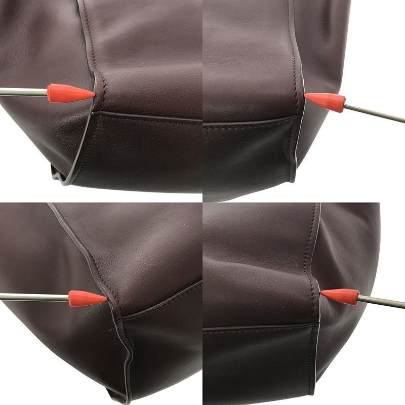 Celine - Big Bag Small 2-way Shoulder Bag Calfskin Burgundy Women