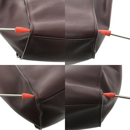 Celine - Big Bag Small 2-way Shoulder Bag Calfskin Burgundy Women