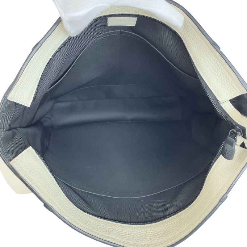 Louis Vuitton Taurillon Christopher Tote White Cream Leather M58477 Tote