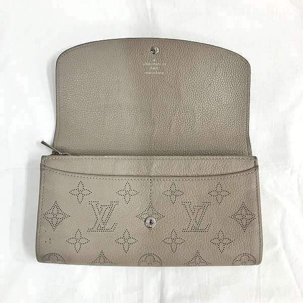 Louis Vuitton Monogram Mahina Portefeuille Iris M60144 Long Wallet For Women