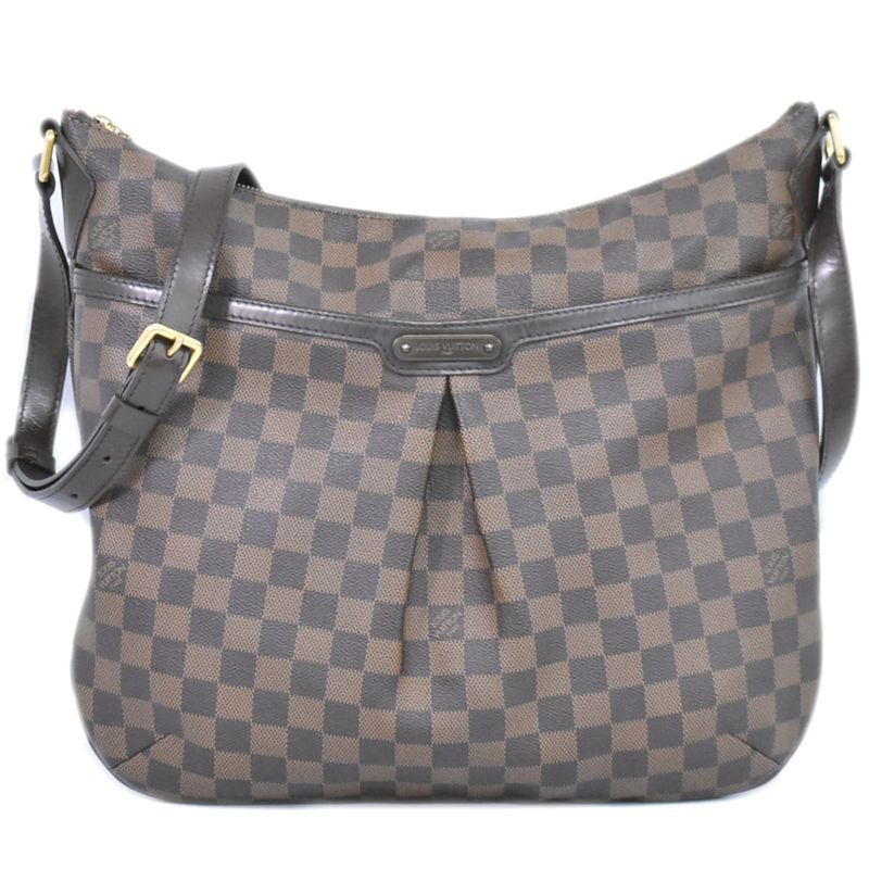 Authentic Louis Vuitton LV Bloomsbury GM Damier Ebène Shoulder Bag Pochette