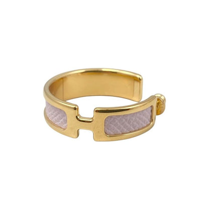 Hermes Earrings Olympe H011123cc09 Vaux Epson Mauve Pearl Pink Gold Hermes