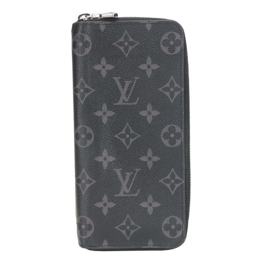 Louis Vuitton Long Wallet Zippy Wallet Vertical M62295 Monogram Eclipse Black