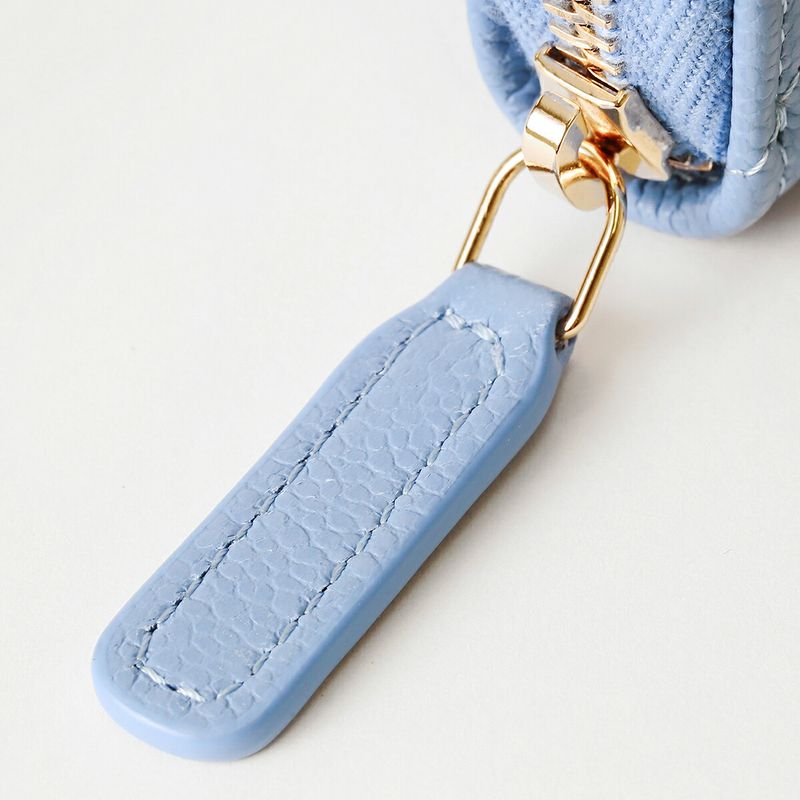 Chanel Coin Case Classic ZIP COIN Purse Light Blue