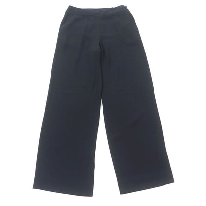 CHANEL Vintage 98P P10254 Coco Mark Buttoned Pants Slacks Bottoms Black 36 Made