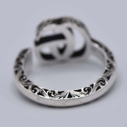 Gucci Ring Double G Key Ring Size 15 Approx 5.7g Silver SV 925 Accessories