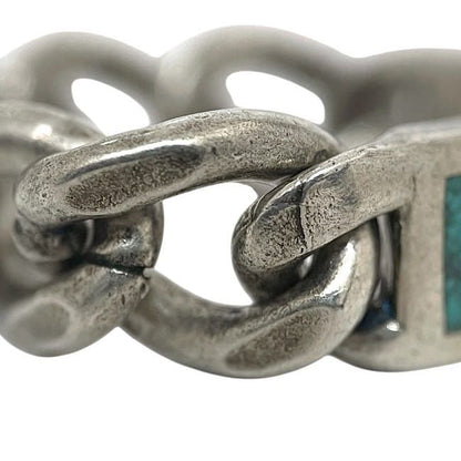 Gucci Ring Silver Green 6787118183 Never Used Excellent Condition