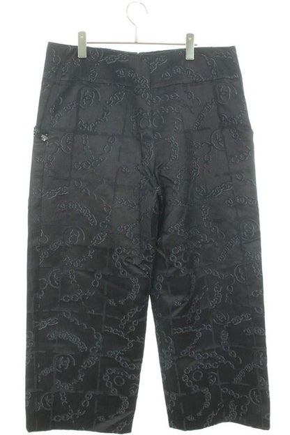 Chanel P72602v64364 Coco Mark Wide Long Pants Men's 46