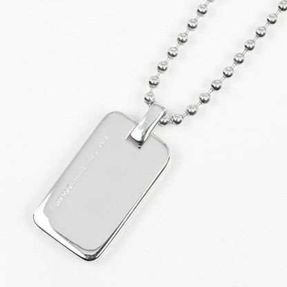 Tiffany & Co Atlas Bar Ball Chain Silver 925 Ladies 19.2g Necklace