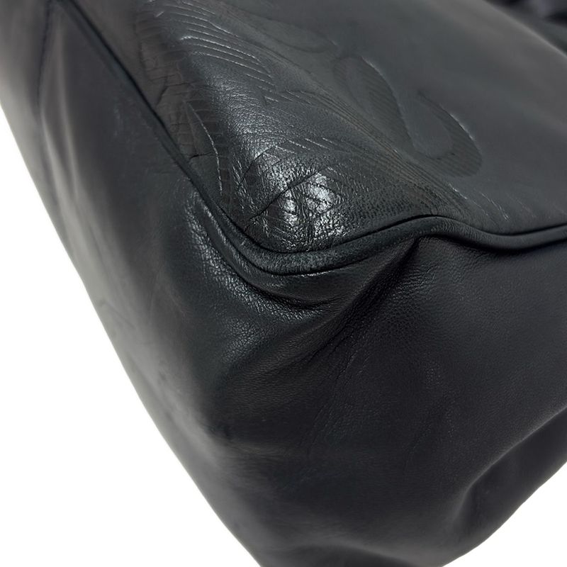 Loewe Shoulder Bag Amazona Black Leather