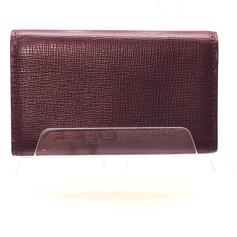 Cartier Key Case 6 Bridges L3000156 Must Line Leather Red Hardware Gold