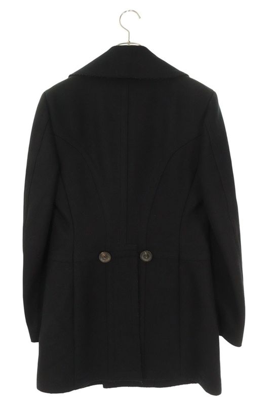 Gucci 162721 Z2415 Double Breasted Pea Coat Men's 44