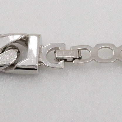 [dior] Christian Dior Earring Set Vintage Metal And Rhinestone Silver Ladies