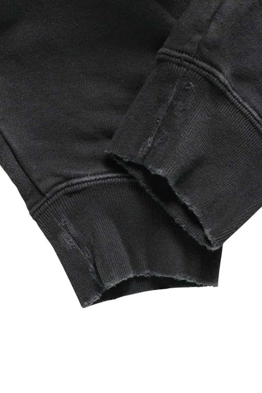 Balenciaga 676629 Tlva9 Vintage Finish Logo Print Sweatshirt Men's S