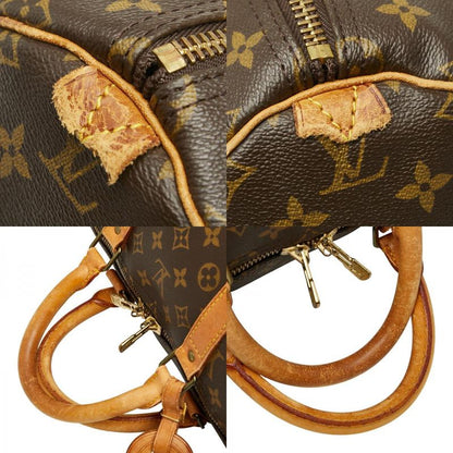 Louis Vuitton Monogram Keepall 55 Boston Bag Travel Bag M41424 Brown PVC