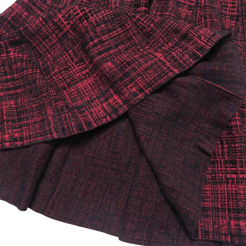 Prada Dress Size 40S Sleeveless Knit Jersey Allover Midi Flare Made In Italy