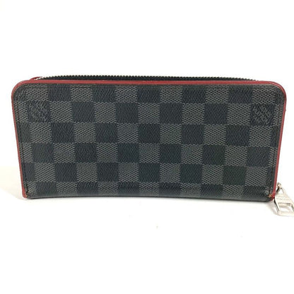 Louis Vuitton Long Wallet Zippy Wallet Vertical N63304 Damier Graphite Canvas