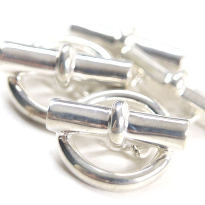 Hermes Vintage Glenan 925 Cufflinks Button Cufflinks Silver Made In France