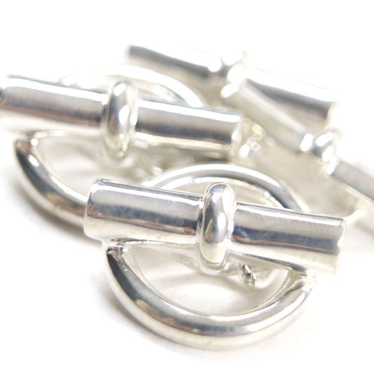 Hermes Vintage Glenan 925 Cufflinks Button Cufflinks Silver Made In France