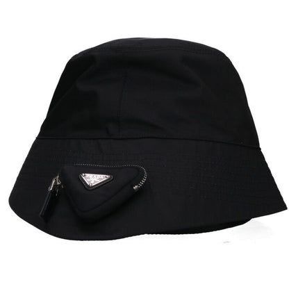Prada 2hc282 Renylon Triangular Pouch Decorated Linylon Bucket Hat Men M