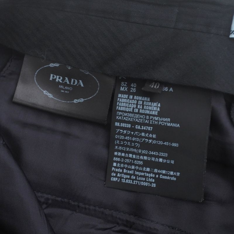 Prada Pants Size 40 Tapered Pants Slacks 20250527 Ra4816