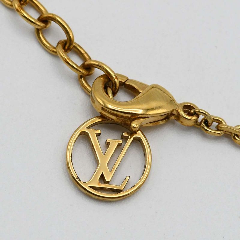 Louis Vuitton LV Necklace M68074 Gold Color And Silver Color Combination