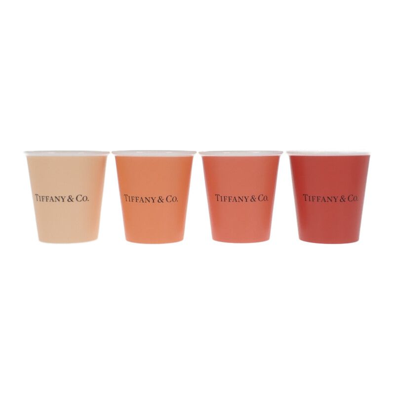 Tiffany & Co Tiffany & Co Coffee Cups Set Of 4 Paper Cups Tableware 73242088