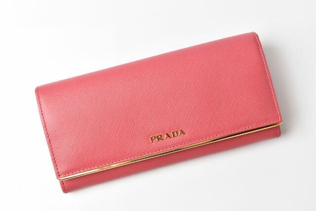 Prada Wallet Prada Long Wallet 1m1132 Saffiano Metal Saffiano Peonia