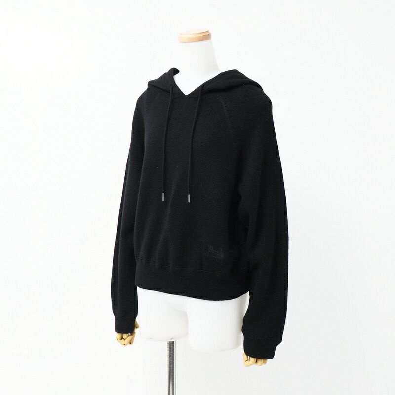 Celine Hoodie Size S Eddy Period Cashmere Knit Hoodie Black Made In Italy
