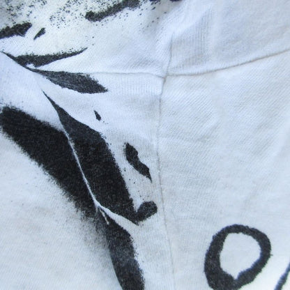 Good Prada Adam Neate Graphic Print Short Sleeve T-Shirt Cut and Sewn S White