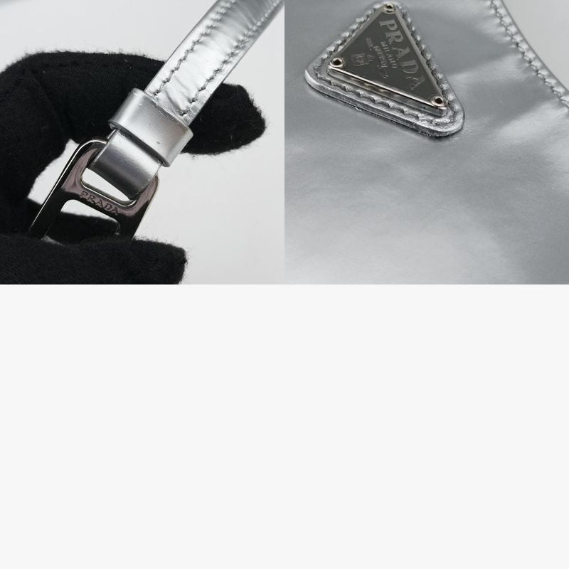 Pradacles O Silver Brushed Leather 7/4