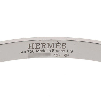 Hermes H D'ancre PM 18K White Gold PAVE Diamond Hd'ancre Pmbracelet Ladies LG