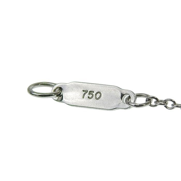 Tiffany & Co Aria Pink Tourmaline Necklace 18K White Gold 750 White Gold Pink