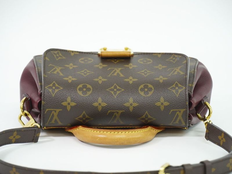 Authentic Louis Vuitton LV Eden PM Monogram 2WAY Shoulder Bag Handbag Brown