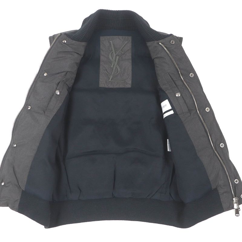 Yves Saint Laurent Yves Saint Laurent 291930 Cotton Patted Vest With Logo