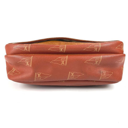 Louis Vuitton Shoulder Bag Calvi M80028 Canvas Avogany Orange