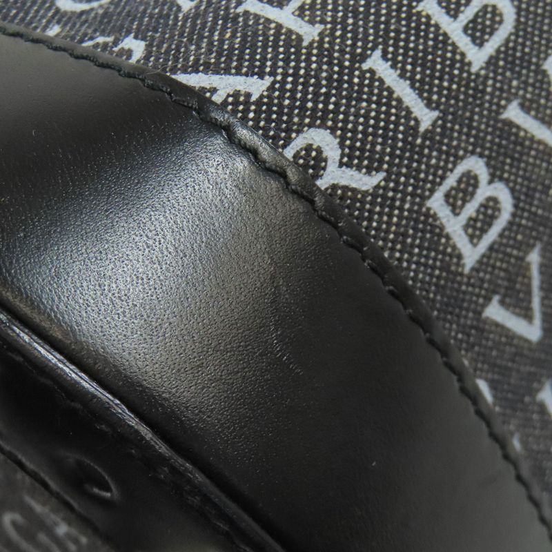 Bvlgari Drum Bag Logo Mania Handbag Canvas Women