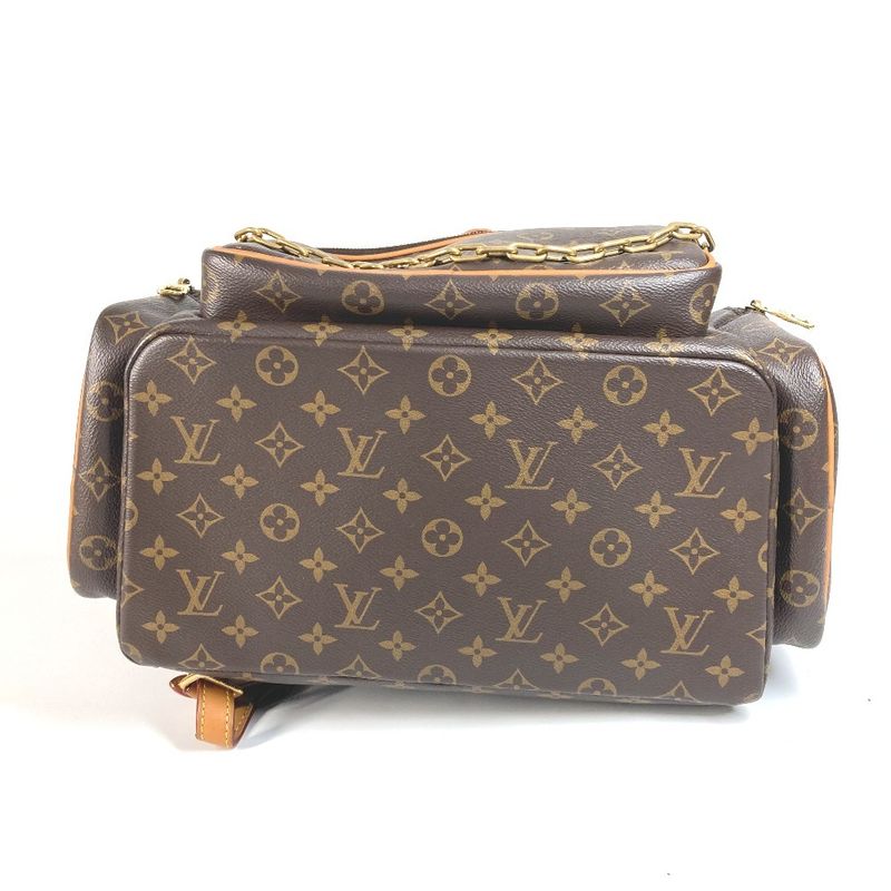 Louis Vuitton Backpack Sac Trio Backpack M44658 Monogram Canvas Brown