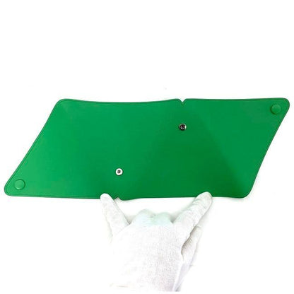 Bottega Veneta Pouch Green 651441 Excellent Condition Leather Preowned