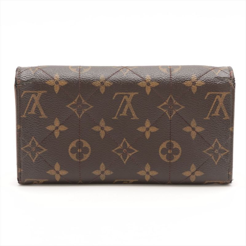 Louis Vuitton Portefeuille Sarah Monogram Etoile Long Wallet Long M66556 Brown