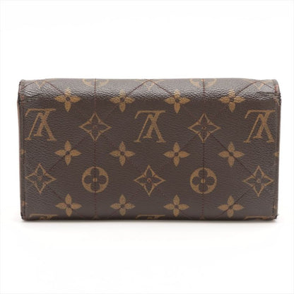 Louis Vuitton Portefeuille Sarah Monogram Etoile Long Wallet Long M66556 Brown