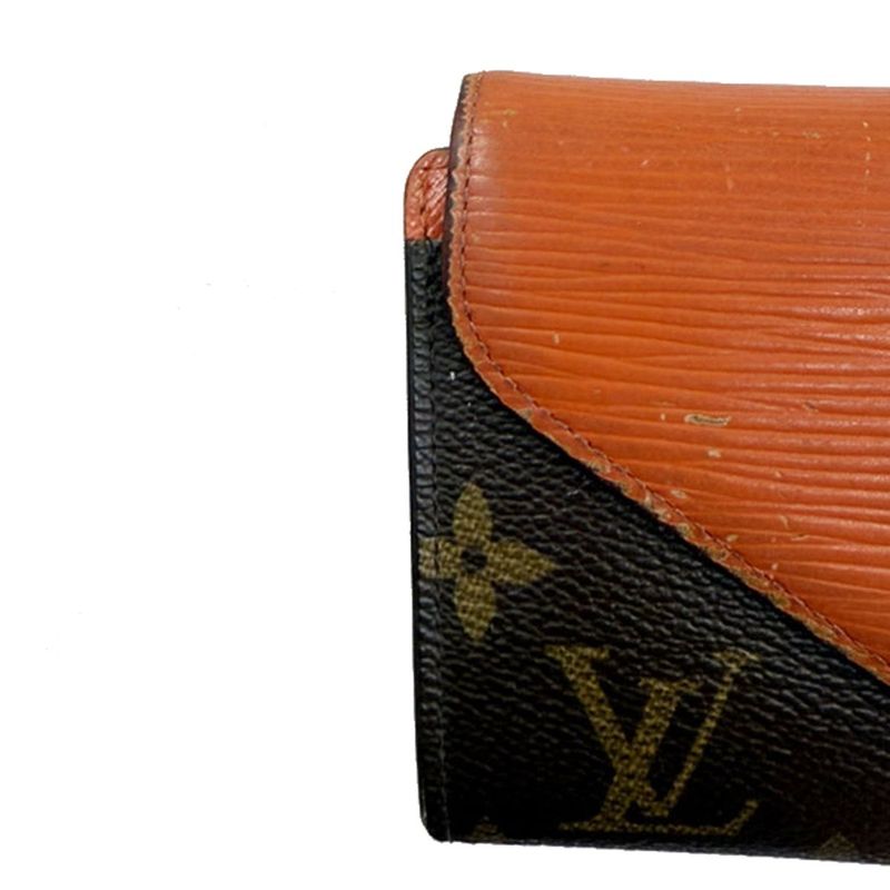 Louis Vuitton Marylou Compact Trifold Wallet Monogram Leather Orange M60495