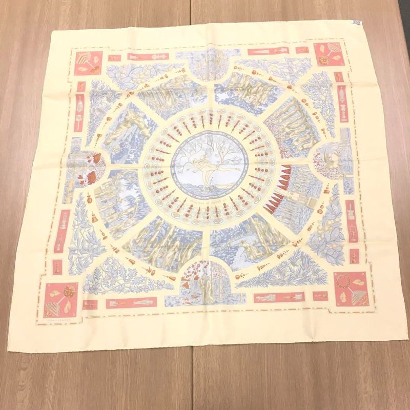 Hermes Carre 90 Scarf Silk Polyfill Dream Shawl