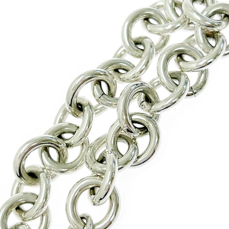 Tiffany & Co Tiffany & Co Silver Heart Tag Bracelet 34.5g 925 Engraved 342636