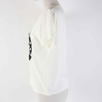 Gucci Disney 644674 Cotton Donald Duck Short Sleeve T-shirt With Pockets Ivory